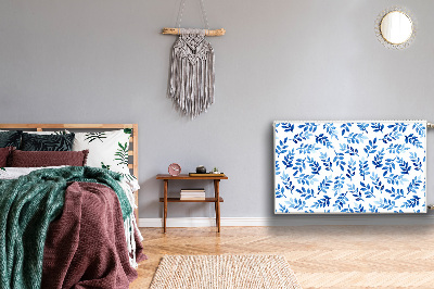 Magnetiskt radiatorskydd Blå akvarell