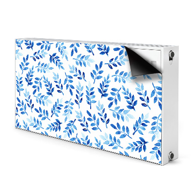 Magnetiskt radiatorskydd Blå akvarell