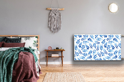 Magnetiskt radiatorskydd Blå akvarell