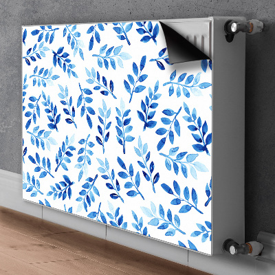 Magnetiskt radiatorskydd Blå akvarell