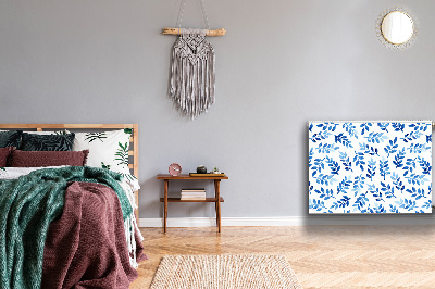 Magnetiskt radiatorskydd Blå akvarell