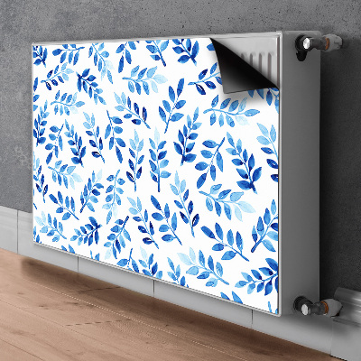 Magnetiskt radiatorskydd Blå akvarell