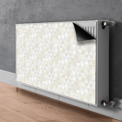 Magnetiskt radiatorskydd Trianglar mönster
