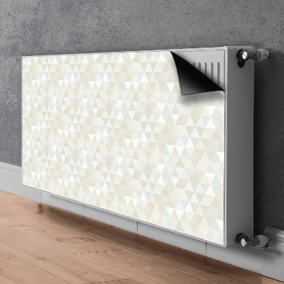 Magnetiskt radiatorskydd Trianglar mönster