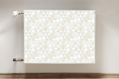 Magnetiskt radiatorskydd Trianglar mönster