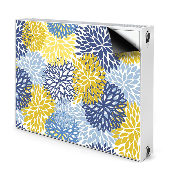 Magnetisk radiatorkåpa Krysantemum blommor