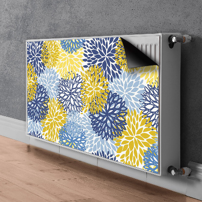 Magnetisk radiatorkåpa Krysantemum blommor