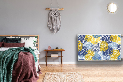 Magnetisk radiatorkåpa Krysantemum blommor