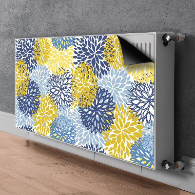 Magnetisk radiatorkåpa Krysantemum blommor