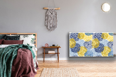 Magnetisk radiatorkåpa Krysantemum blommor