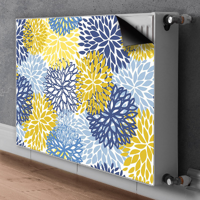 Magnetisk radiatorkåpa Krysantemum blommor