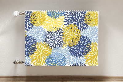 Magnetisk radiatorkåpa Krysantemum blommor