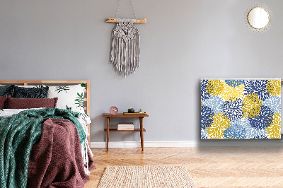 Magnetisk radiatorkåpa Krysantemum blommor