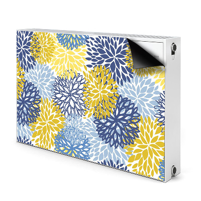 Magnetisk radiatorkåpa Krysantemum blommor