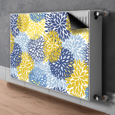 Magnetisk radiatorkåpa Krysantemum blommor