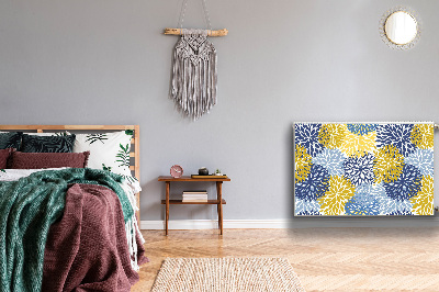 Magnetisk radiatorkåpa Krysantemum blommor