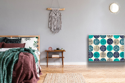Magnetiskt radiatorskydd Abstrakta cirklar