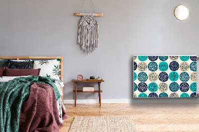 Magnetiskt radiatorskydd Abstrakta cirklar