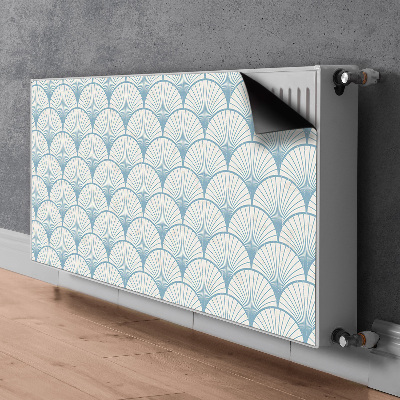 Magnetisk radiatorkåpa Retro pilgrimsmusslor