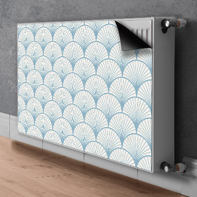 Magnetisk radiatorkåpa Retro pilgrimsmusslor
