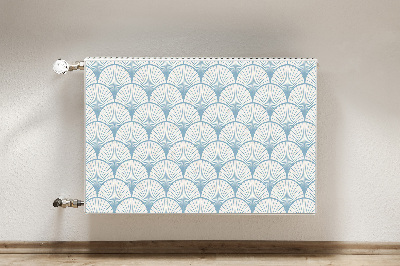 Magnetisk radiatorkåpa Retro pilgrimsmusslor