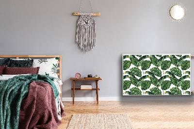 Magnetisk radiatorkåpa Monstera