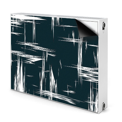 Magnetisk radiatorkåpa Vita repor