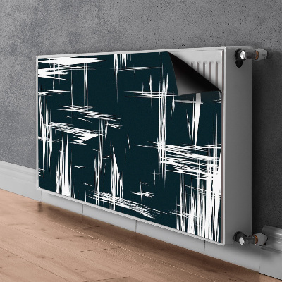 Magnetisk radiatorkåpa Vita repor