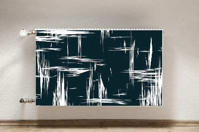 Magnetisk radiatorkåpa Vita repor