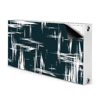 Magnetisk radiatorkåpa Vita repor