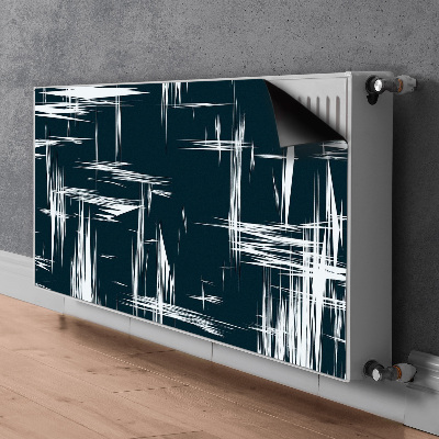 Magnetisk radiatorkåpa Vita repor