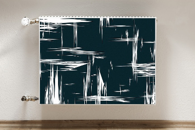 Magnetisk radiatorkåpa Vita repor