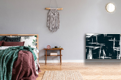 Magnetisk radiatorkåpa Vita repor
