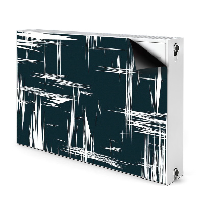 Magnetisk radiatorkåpa Vita repor