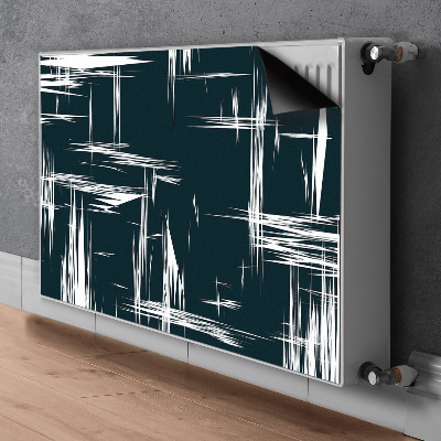 Magnetisk radiatorkåpa Vita repor