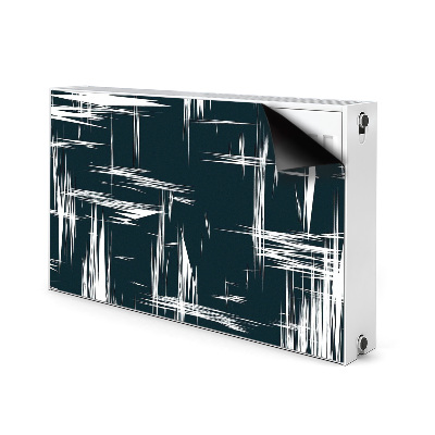 Magnetisk radiatorkåpa Vita repor