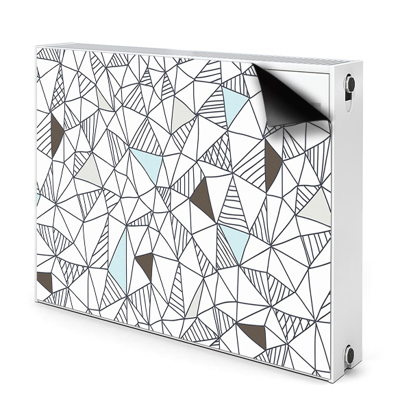 Magnetisk radiatorkåpa Geometriskt mönster