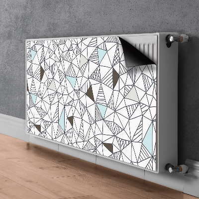 Magnetisk radiatorkåpa Geometriskt mönster