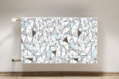 Magnetisk radiatorkåpa Geometriskt mönster