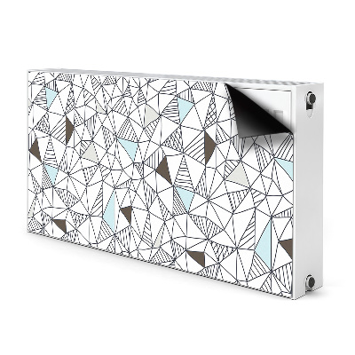Magnetisk radiatorkåpa Geometriskt mönster