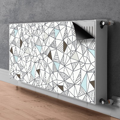 Magnetisk radiatorkåpa Geometriskt mönster