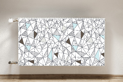 Magnetisk radiatorkåpa Geometriskt mönster