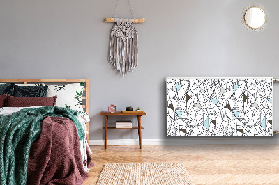 Magnetisk radiatorkåpa Geometriskt mönster