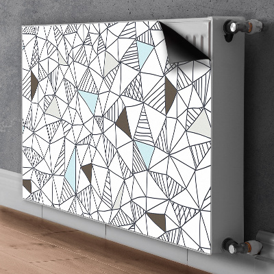 Magnetisk radiatorkåpa Geometriskt mönster