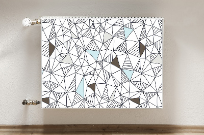 Magnetisk radiatorkåpa Geometriskt mönster