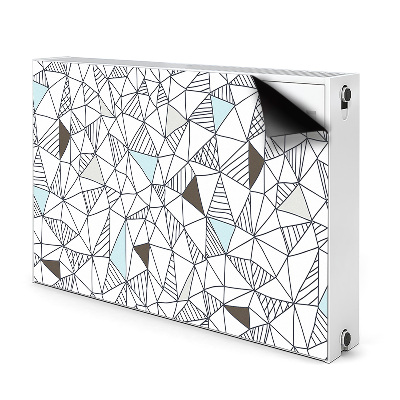 Magnetisk radiatorkåpa Geometriskt mönster