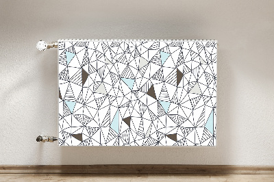 Magnetisk radiatorkåpa Geometriskt mönster