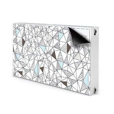 Magnetisk radiatorkåpa Geometriskt mönster