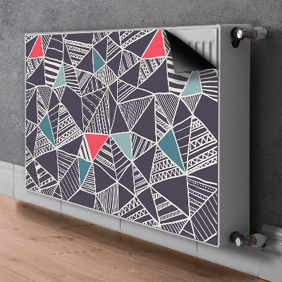 Magnetiskt radiatorskydd Doodle mönster