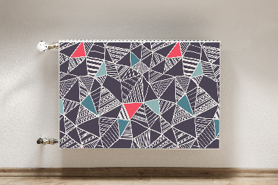 Magnetiskt radiatorskydd Doodle mönster